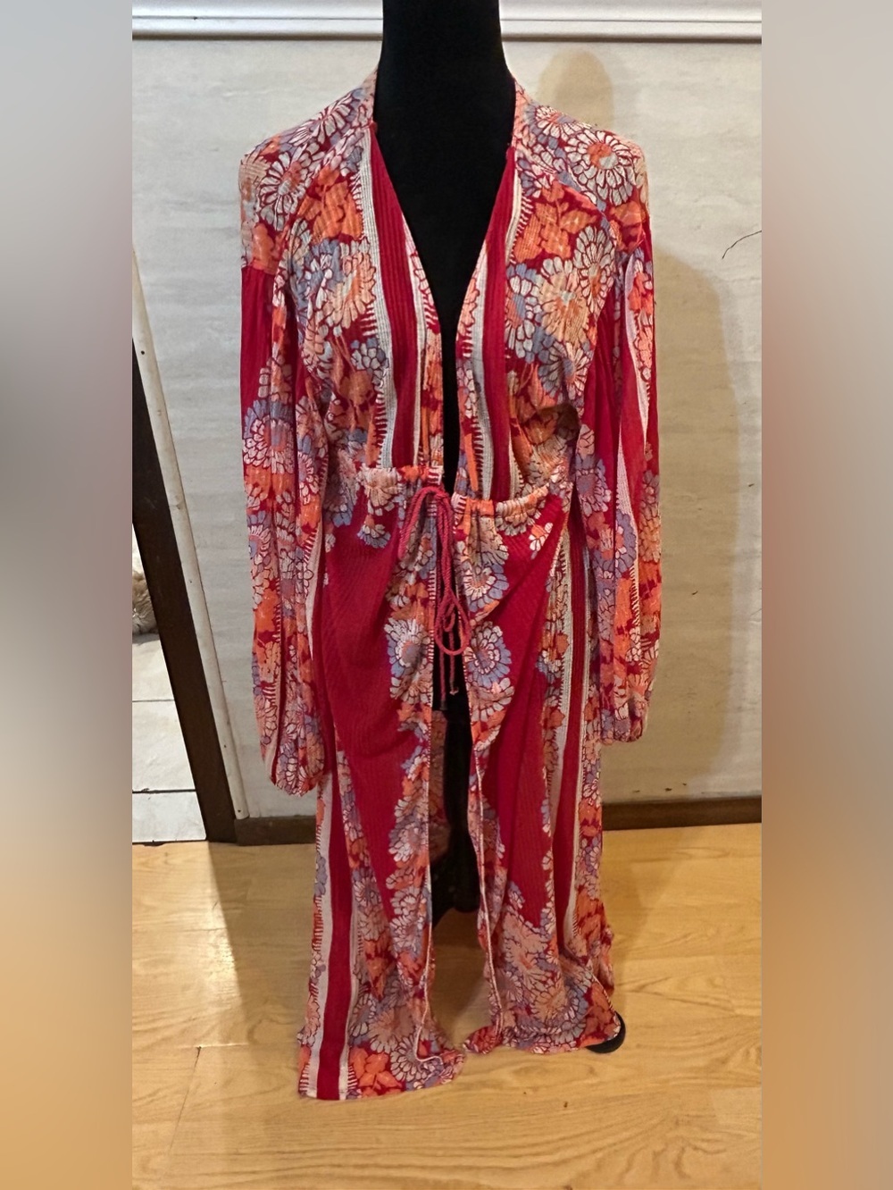Free People Tilda Wrap Dress in the "Femme Combo" - Picture 2 of 16